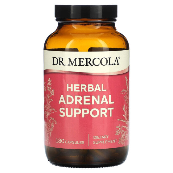 Dr. Mercola, Травяная поддержка надпочечников, 180 капсул