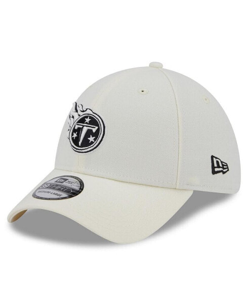 Головной убор унисекс New Era Tennessee Titans Chrome Collection 39THIRTY Flex Hat Cream