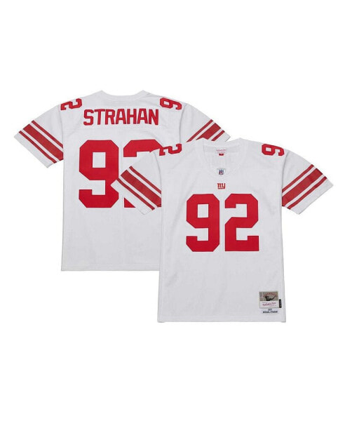 Men's Michael Strahan White New York Giants Legacy Replica Jersey