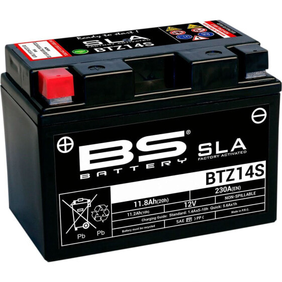 BS BATTERY BTZ14S SLA 12V 230 A Battery