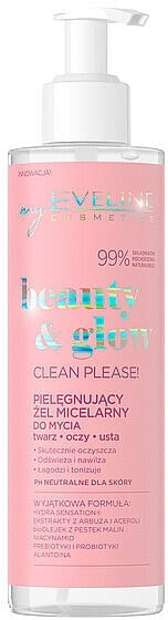 Eveline Cosmetics Beauty & Glow Clean Please Facial Cleansing Micellar Gel