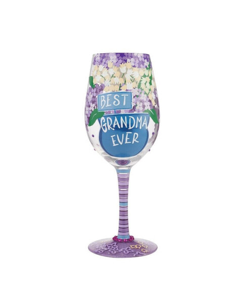 Винный стакан Enesco lolita Лучшая бабушка, 15 унций