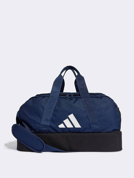  adidas tiro league duffel bag small in blue