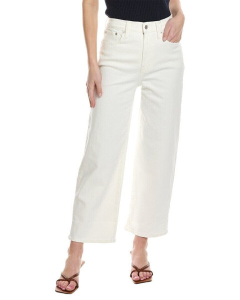 Madewell The Perfect Vintage Tile White Wide Leg Crop Jean Women's