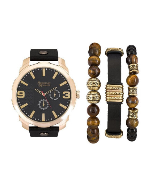 Часы American Exchange Black/Gold Quartz Watch
