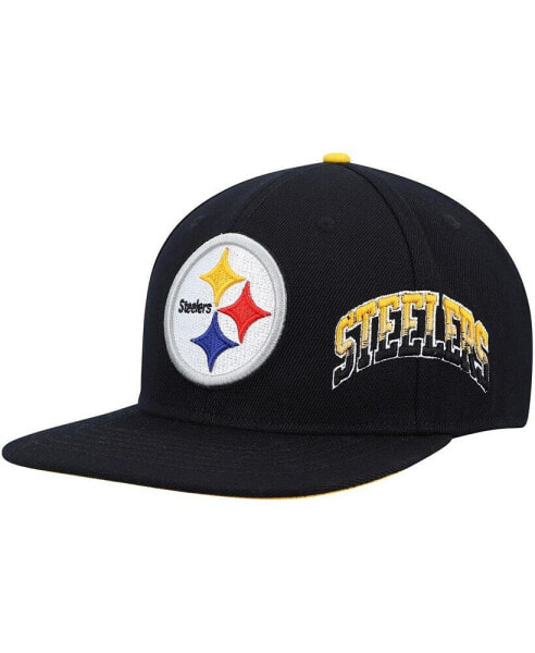 Men's Black Pittsburgh Steelers Hometown Snapback Hat