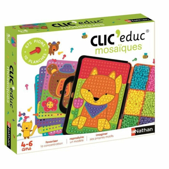 Настольная игра Nathan Clic'Educ - Mosaiques (FR)