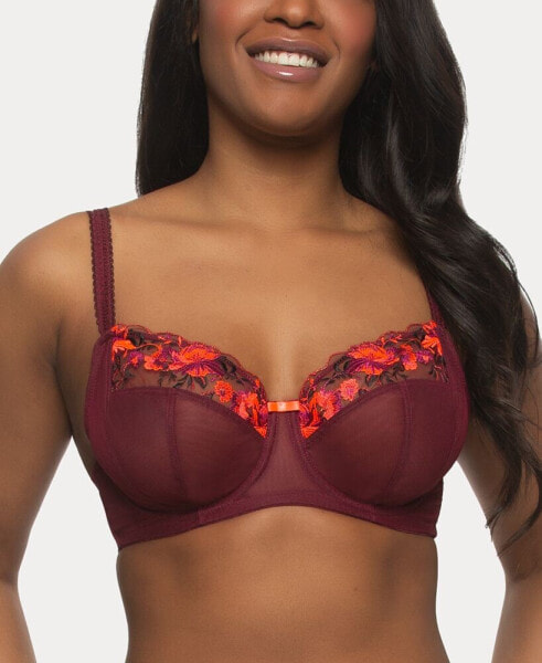 Women's Fleurs Unlined Embroidered Bra