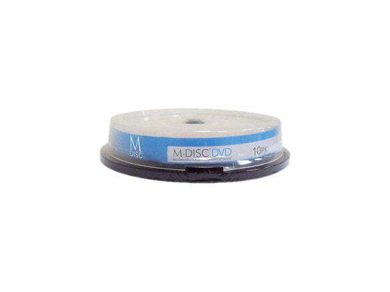 M-Disc 4.7GB Inkjet Printable DVD+R Archival Recordable Media - 10 Disc Model MD