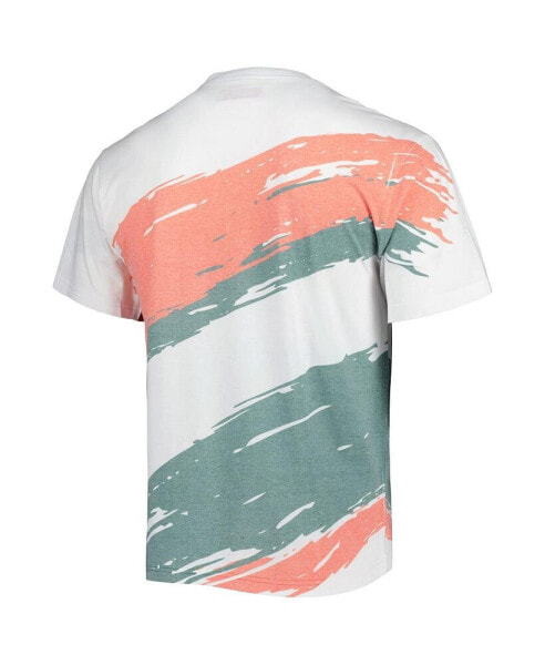 Men's White Florida A&M Rattlers Paintbrush Sublimated T-shirt