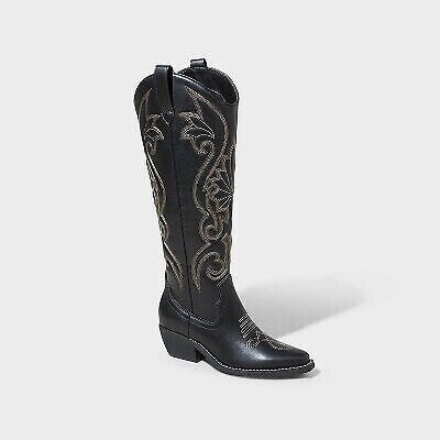 Women's Kenzi Tall Western Dress Boots with Memory Foam Insole - Wild Fable