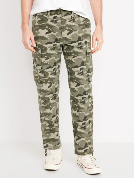 Loose Taper Cargo Ripstop Pants