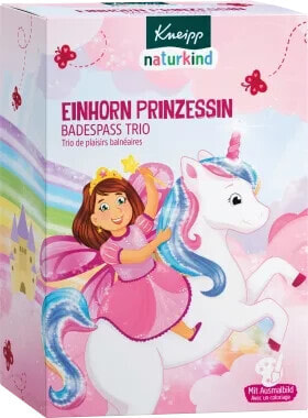 Geschenkset Badezusatz Kinder Einhorn Prinzessin 3tlg, 1 St