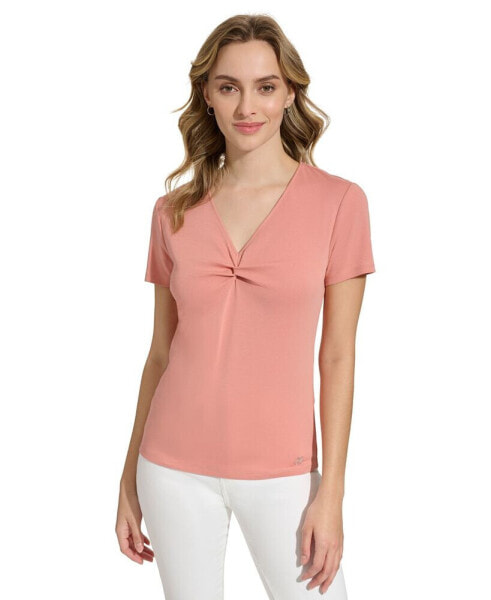 Футболка женская Calvin Klein Twist Front V-Neck