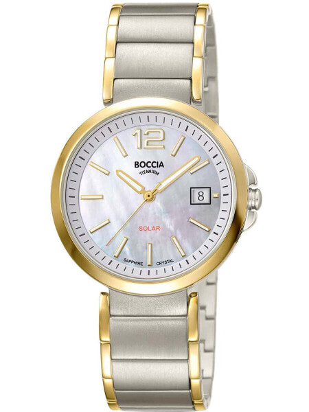 Часы Boccia 3332-02 Solar Titanium 35mm
