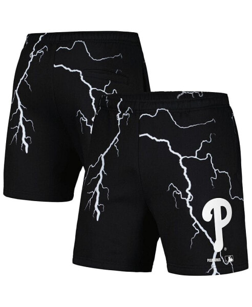 Men's Black Philadelphia Phillies Lightning Shorts
