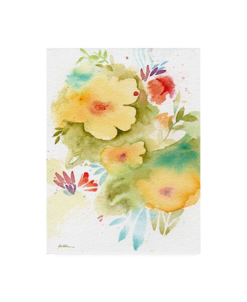 Sheila Golde Fiesta Flowers Canvas Art - 27" x 33.5"