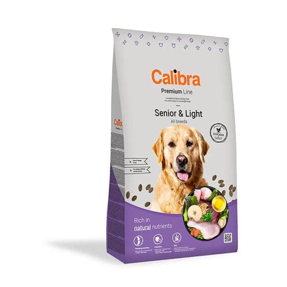 CALIBRA Premium Line Senior Light 3kg Dog Food