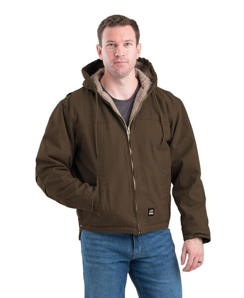 Big & Tall Heartland Washed Duck Hooded Work Coat