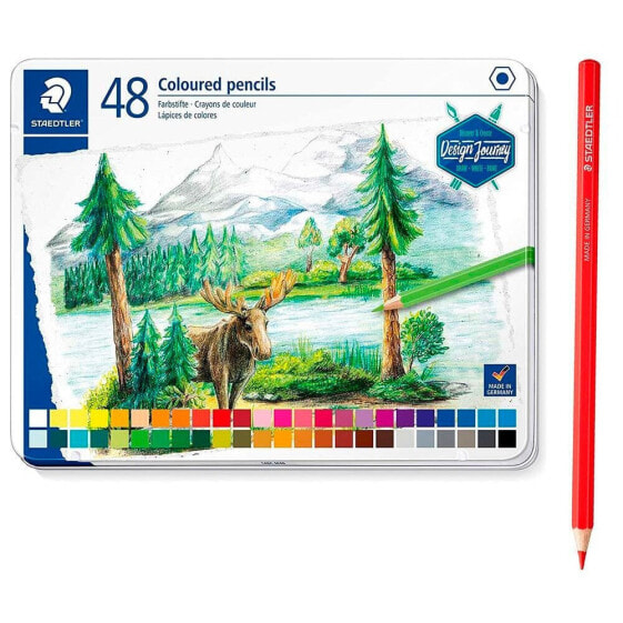 Цветные карандаши STAEDTLER Metal Case 48 Colors Pencils