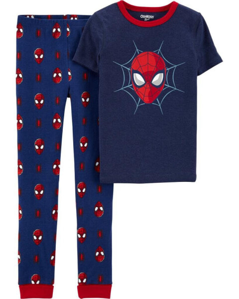 Kid 2-Piece Spider-Man 100% Snug Fit Cotton Pajamas 7