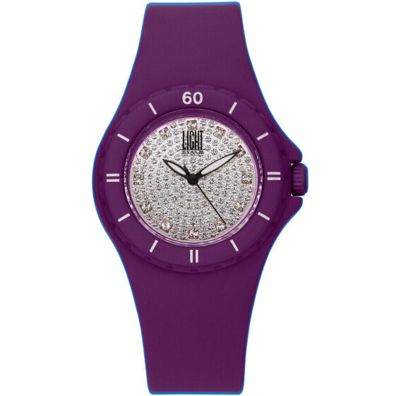 Часы наручные Light Time SILICON STRASS (Ø 36 мм) для дам