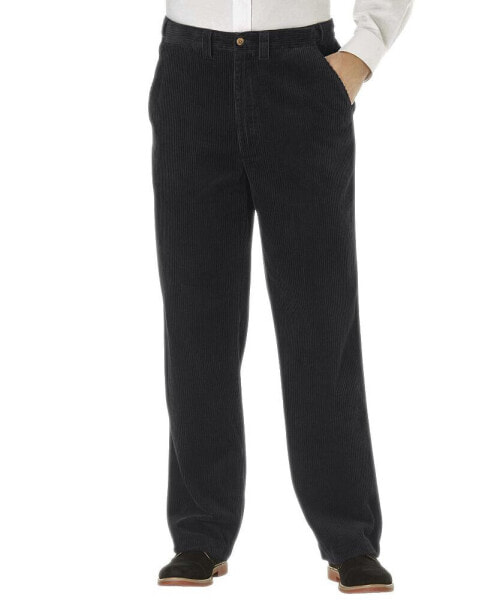 Big & Tall Six-Wale Corduroy Plain Front Pants