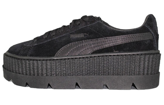 PUMA Rihanna Fenty Cleated Creeper 厚底 低帮 板鞋 女款 黑色 / Кроссовки PUMA Rihanna Fenty Cleated Creeper 366268-04