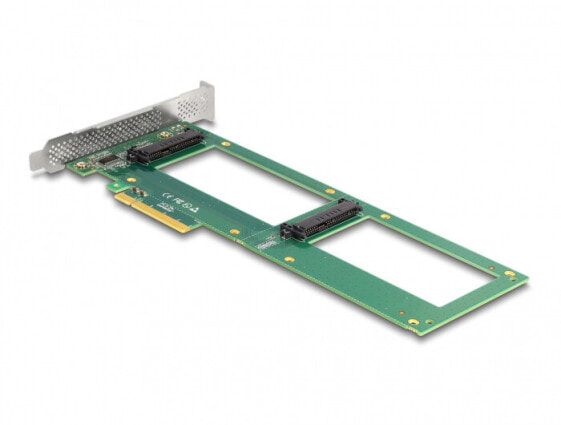 Delock 90091 - PCIe - U.2 - PCIe 4.0 - SFF-8639 - Green - Grey - Passive
