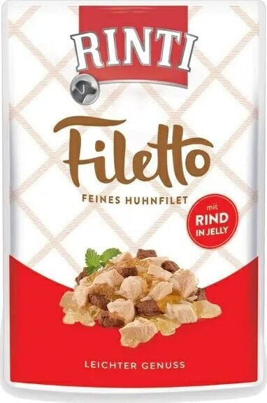 Rinti Rinti Filetto Karma Mokra dla Psa Kurczak Wołowina 100g