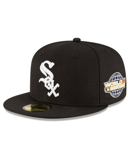 Men's Black Chicago White Sox 2005 World Series Wool 59FIFTY Fitted Hat