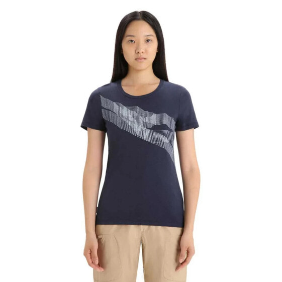 ICEBREAKER Central Classic St Anton short sleeve T-shirt