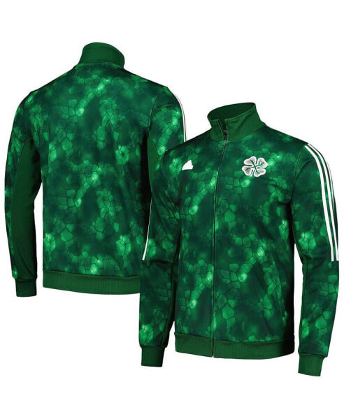 Men's Green Celtic Lifestyle Full-Zip Track Top