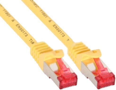 InLine Patch Cable S/FTP PiMF Cat.6 250MHz PVC copper yellow 10m