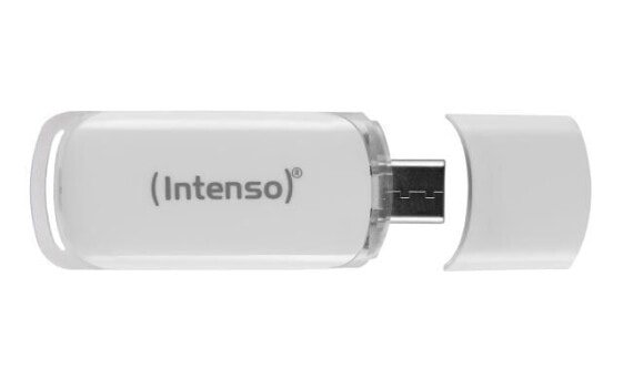 Intenso Flash Line, 128 GB, USB Type-C, 3.2 Gen 1 (3.1 Gen 1), 70 MB/s, Cap, White