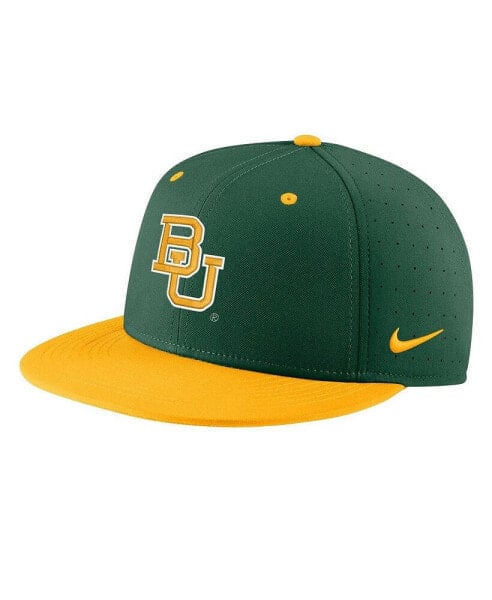 Men's Green Baylor Bears Aero True Baseball Performance Fitted Hat