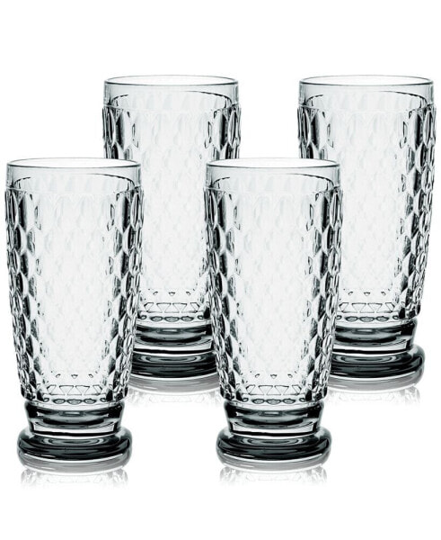 Villeroy Boch Boston Saffron Highball Glasses, Set of 4