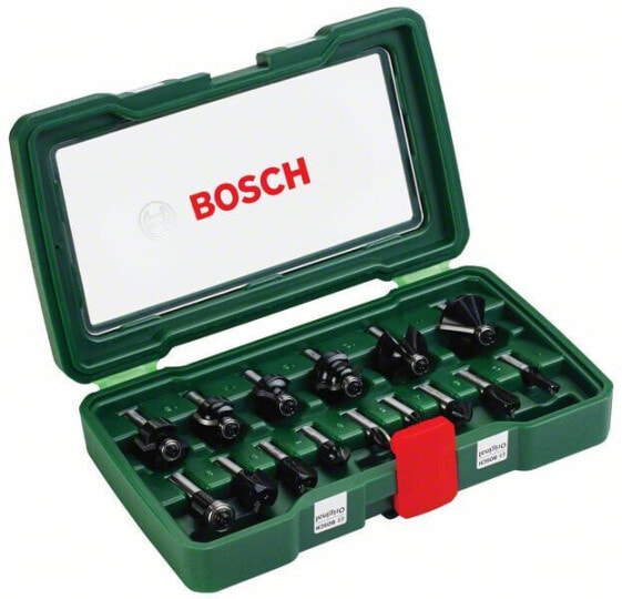 Bosch HM-Fräser-Set 15-teilig mit 8 mm Schaft 2607019469