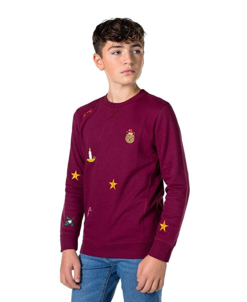 Big Boys X-Mas Icons Cotton Sweater