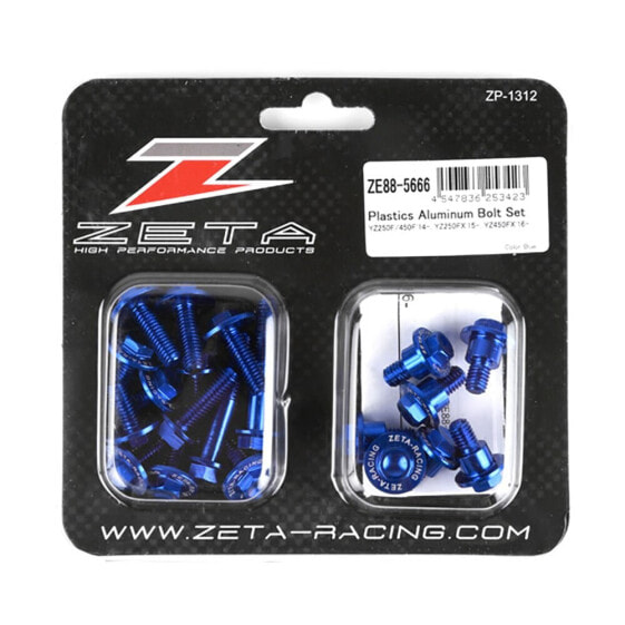 ZETA Yamaha YZ 450 F 14-17/YZ 250 F 14-18/YZ 250 FX 15-19/YZ 450 F 16-18 ZE88-5666 Aluminium Fairing Screw Kit