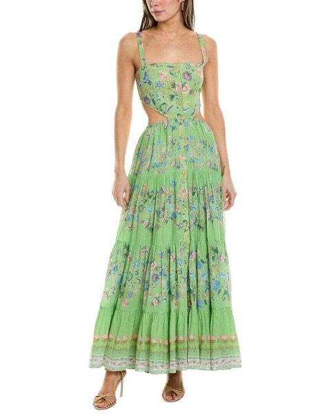 Hemant & Nandita Dress Women's Green Xl