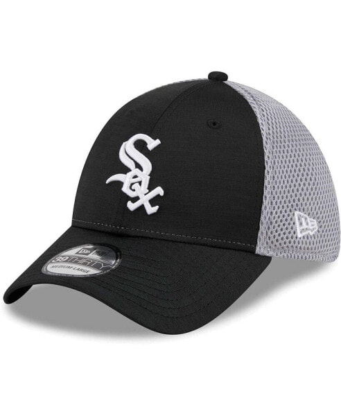 Men's Black Chicago White Sox Neo 39THIRTY Flex Hat