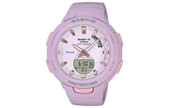 Часы и аксессуары CASIO BABY-G BSA-B100-4A2 розовые