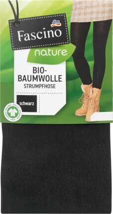 Strumpfhose mit Bio-Baumwolle schwarz Gr. 50/52, 1 St