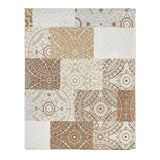 Tablecloth Mandala Thin canvas Beige (140 x 180 cm)