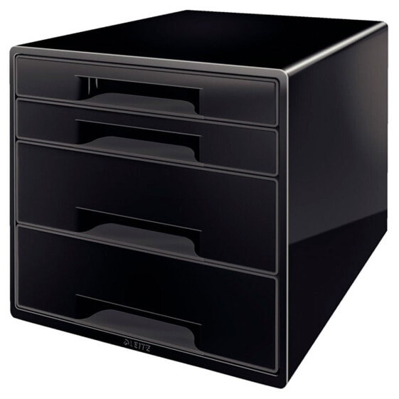 LEITZ Dual Desk Cube 4 Drawers 2 Large and 2 Small Buc Drawers