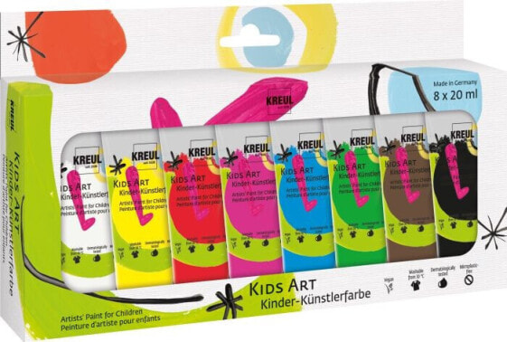 KREUL Kids Art Kinder-Künstlerfarbe 8er