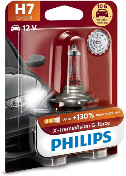 Philips 12972XVGB1 X-tremeVision G-force H7
