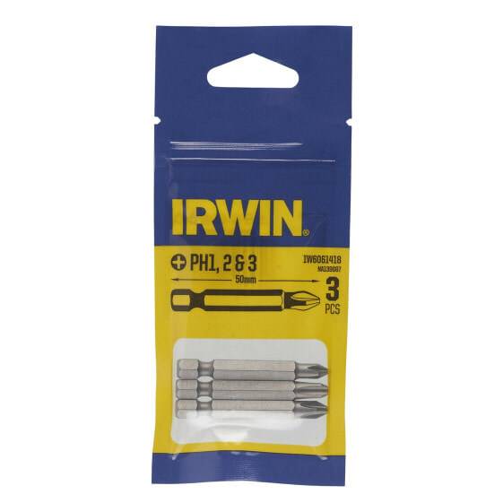 IRWIN KOŃCÓWKI kpl. 3szt. 50mm PH1, PH2 I PH3 W BLISTRZE