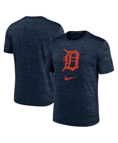 Men's Navy Detroit Tigers Logo Velocity Performance T-shirt